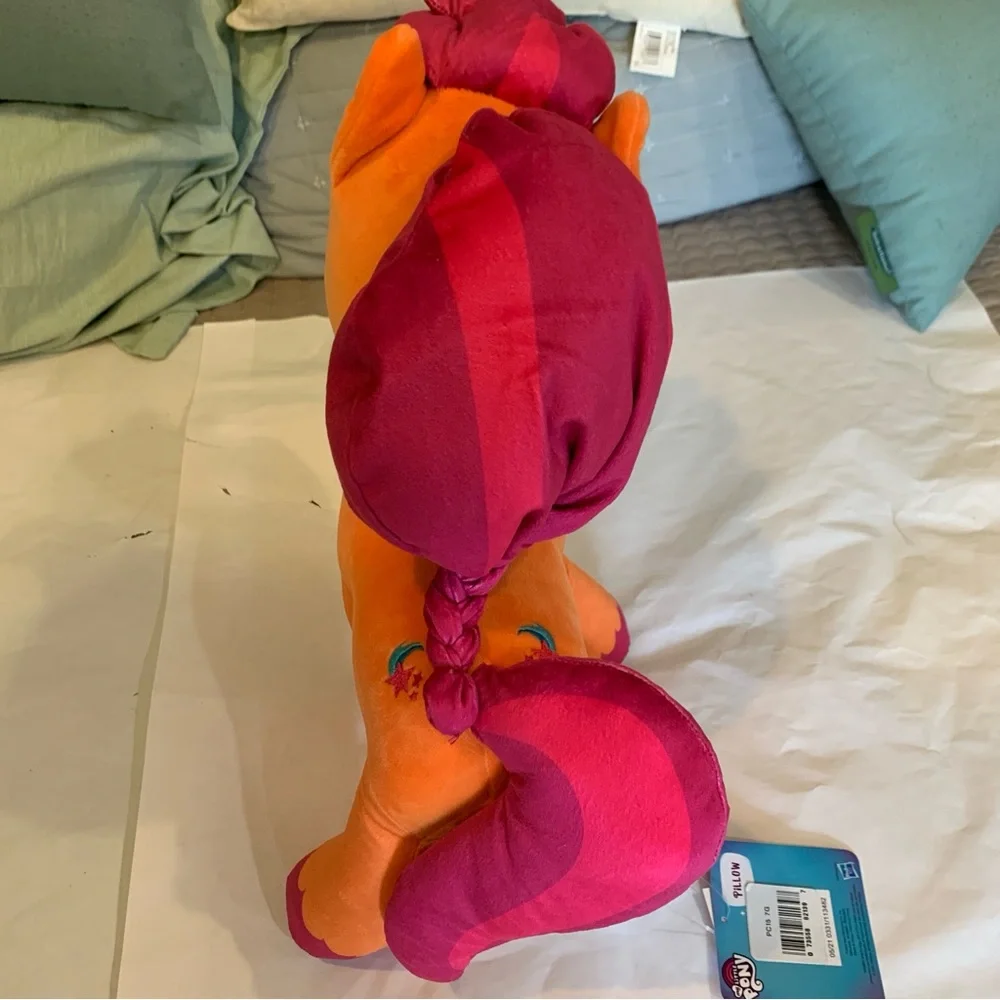 My Little Pony NWT Orange and Pink Stuffed Animal Pillow Christmas Gift Birthday